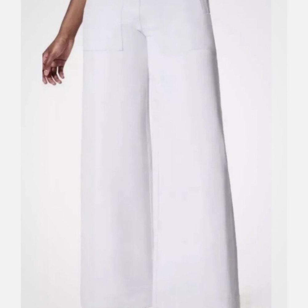 SPANX White Wide Leg Pants - Picture 4 of 8